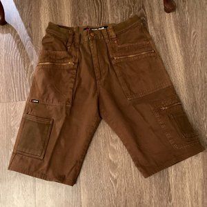 Greed Brown Military Shorts